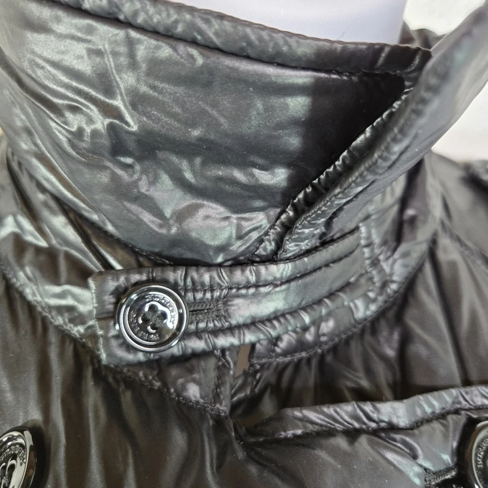 Burberry black down quilted puffer jacket